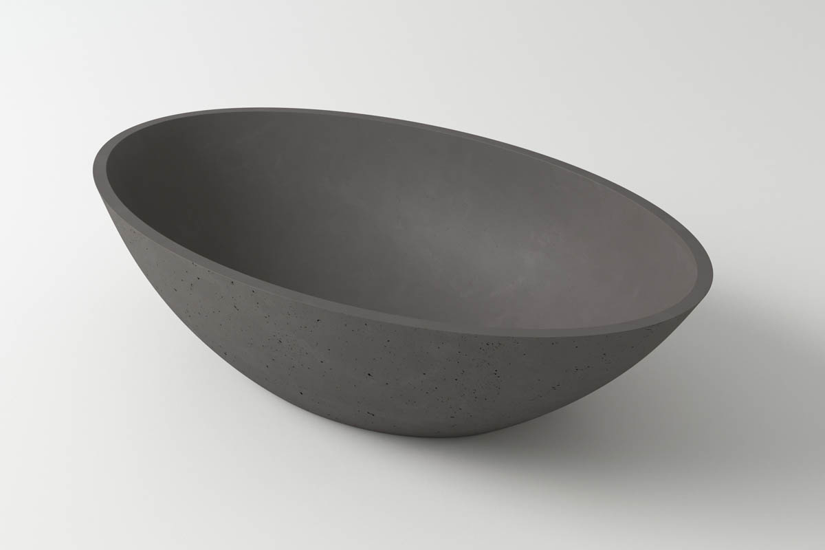 умывальник накладной holbi dione 60x36 nc нано-бетон