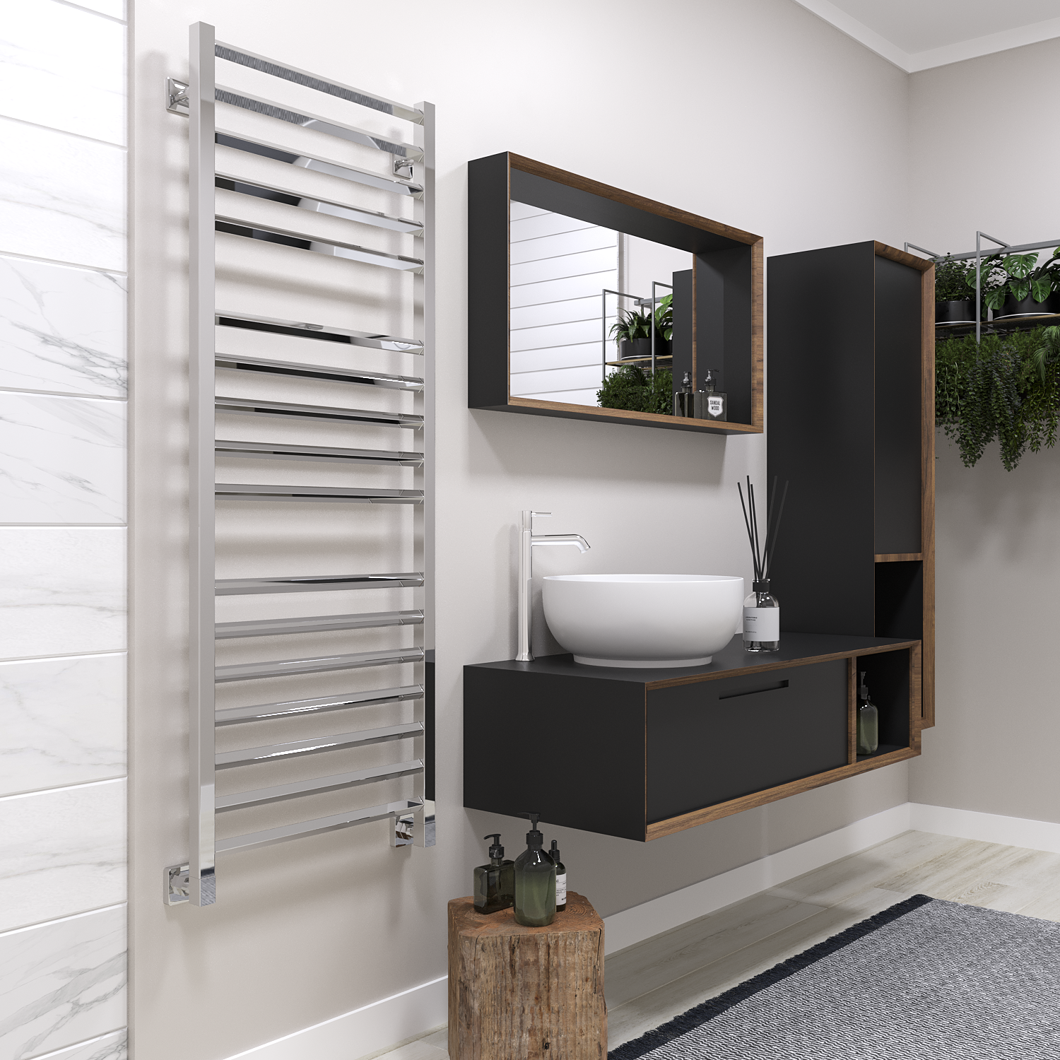 полотенцесушитель водяной stinox sorento luxe 50x140