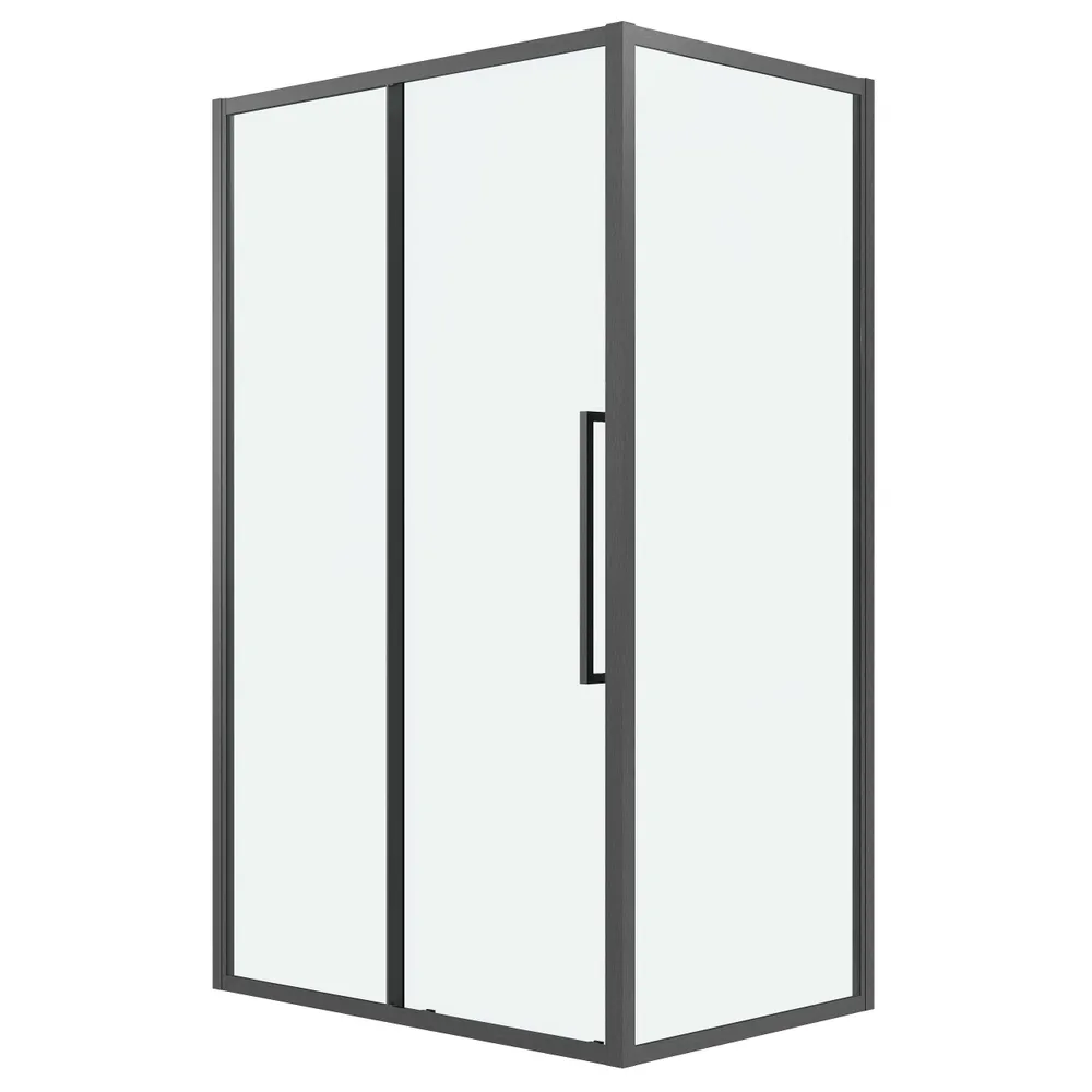 душевой уголок grossman cosmo 110x70 стекло прозрачное / профиль графит