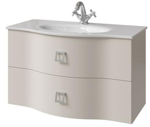тумба подвесная caprigo nokturn 90 1319-sf023 бежевый матовый
