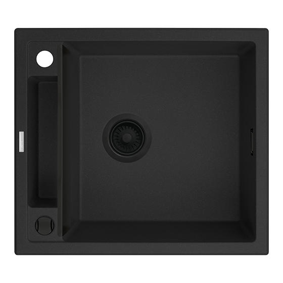 кухонная мойка deante magnetic zrm_n103 56x50 черный