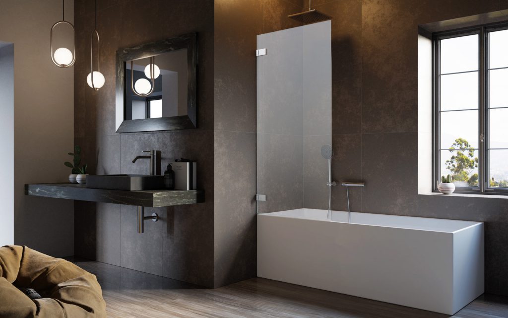 Душевой уголок Gutewetter Practic Square GK-433 105x105 (матовый хром/полистирол lines) фото 6 душевой уголок gutewetter practic square gk-433 105x105 (матовый хром/полистирол lines) фото 6