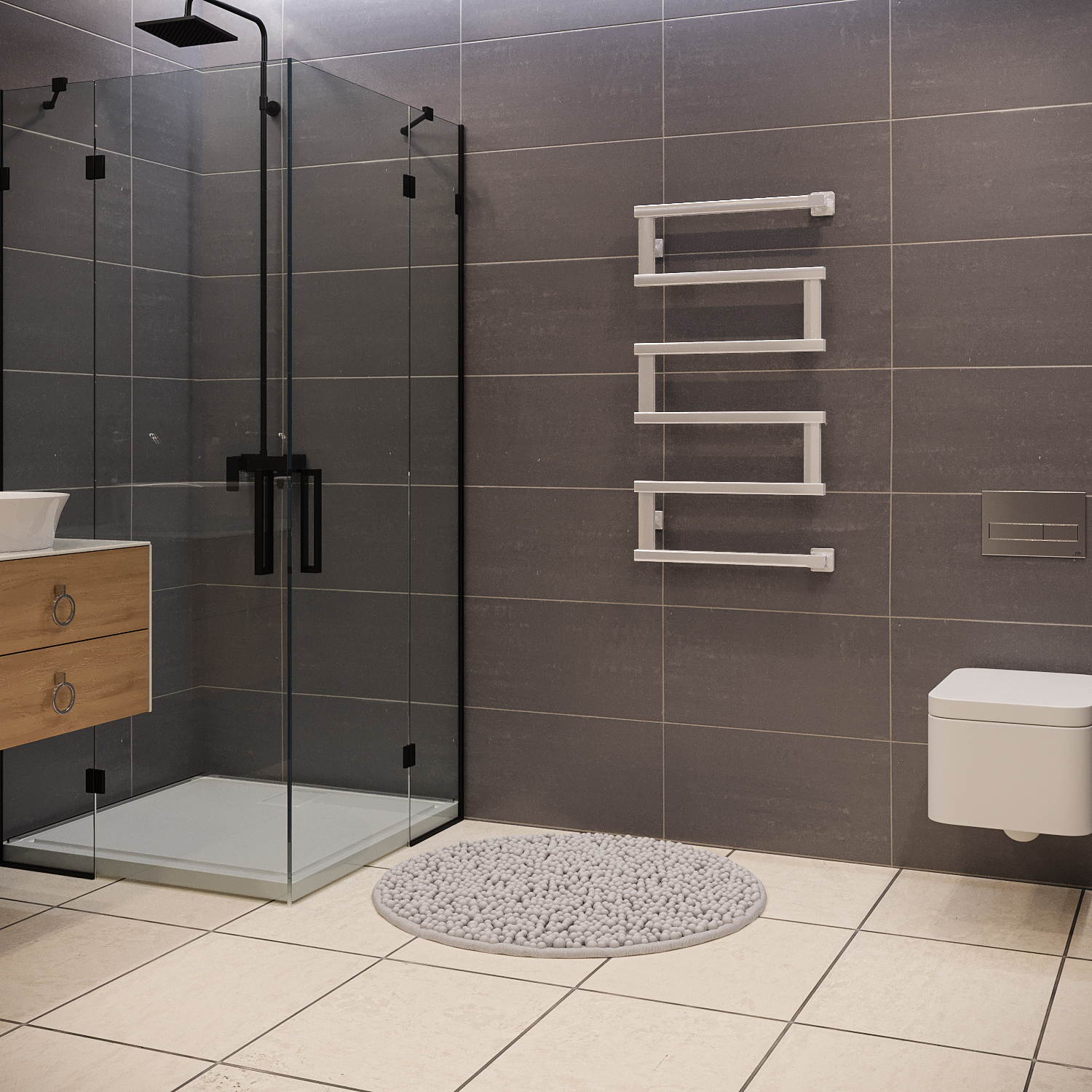 полотенцесушитель водяной stinox optima+ 50x90 белый глянец