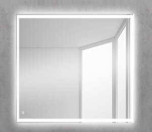 зеркало belbagno spc-grt-800-800-led-tch-rad 80х80 белый
