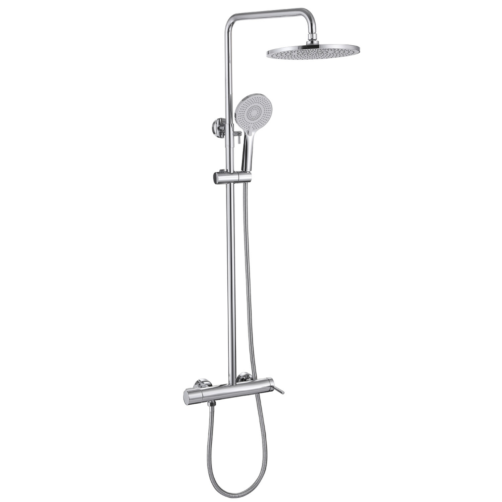 душевая стойка abber emotion af8816l хром