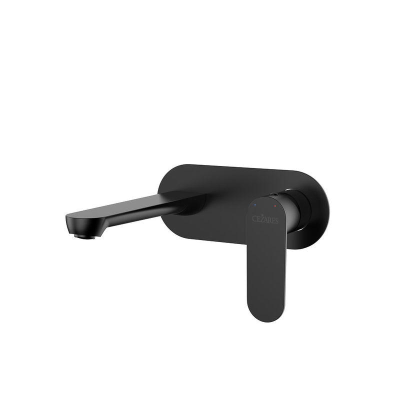 смеситель для умывальника cezares stylus-bli1-nop-w0 черный матовый