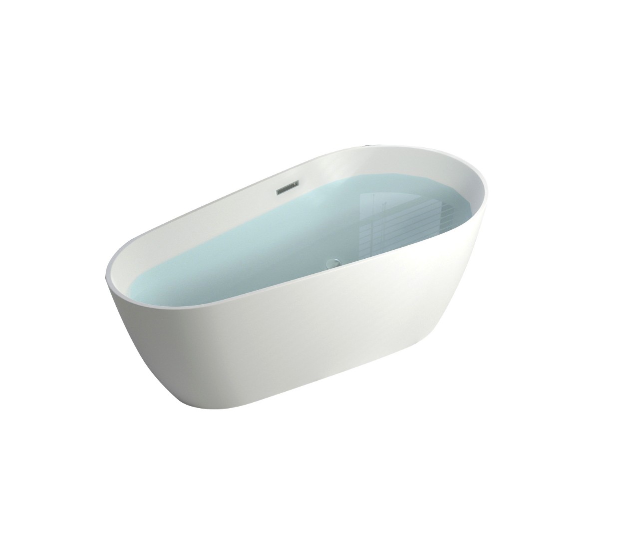 ванна акриловая ceruttispa mimi 170x80 белый