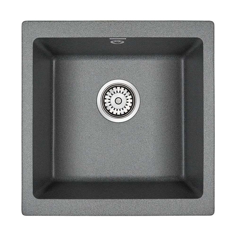 мойка кухонная paulmark brilon pm104546-dg антрацит
