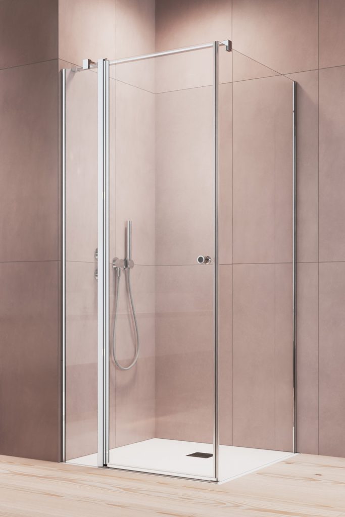 душевой уголок radaway eos ii kdj 100x75 прозрачное/хром