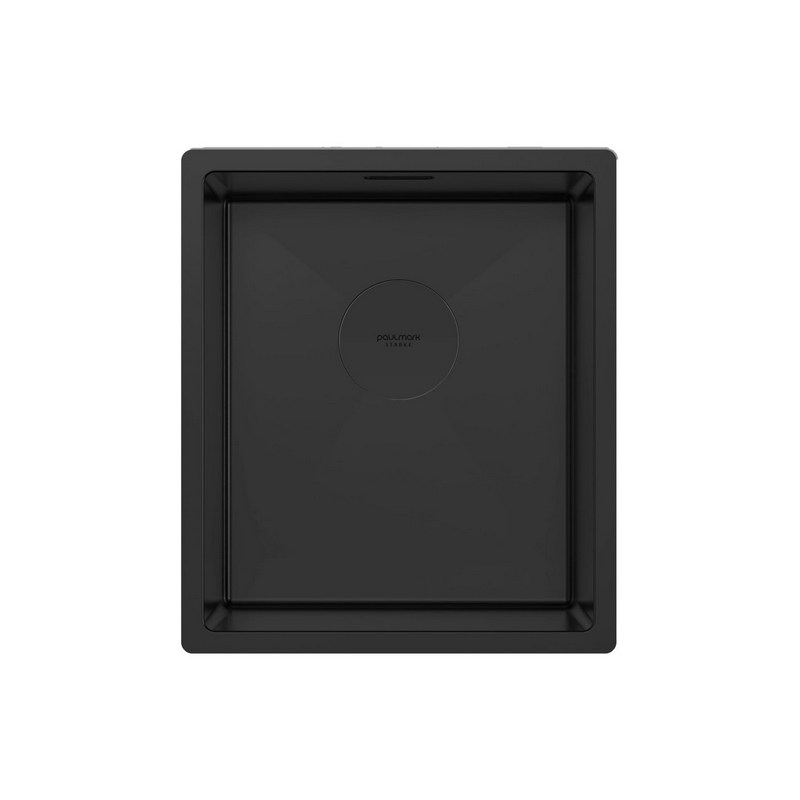 мойка кухонная paulmark next 38 uni pm213844-mbn черный матовый