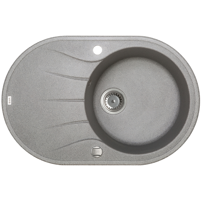 кухонная мойка iddis kitchen g k12g771i87 77x50 серая