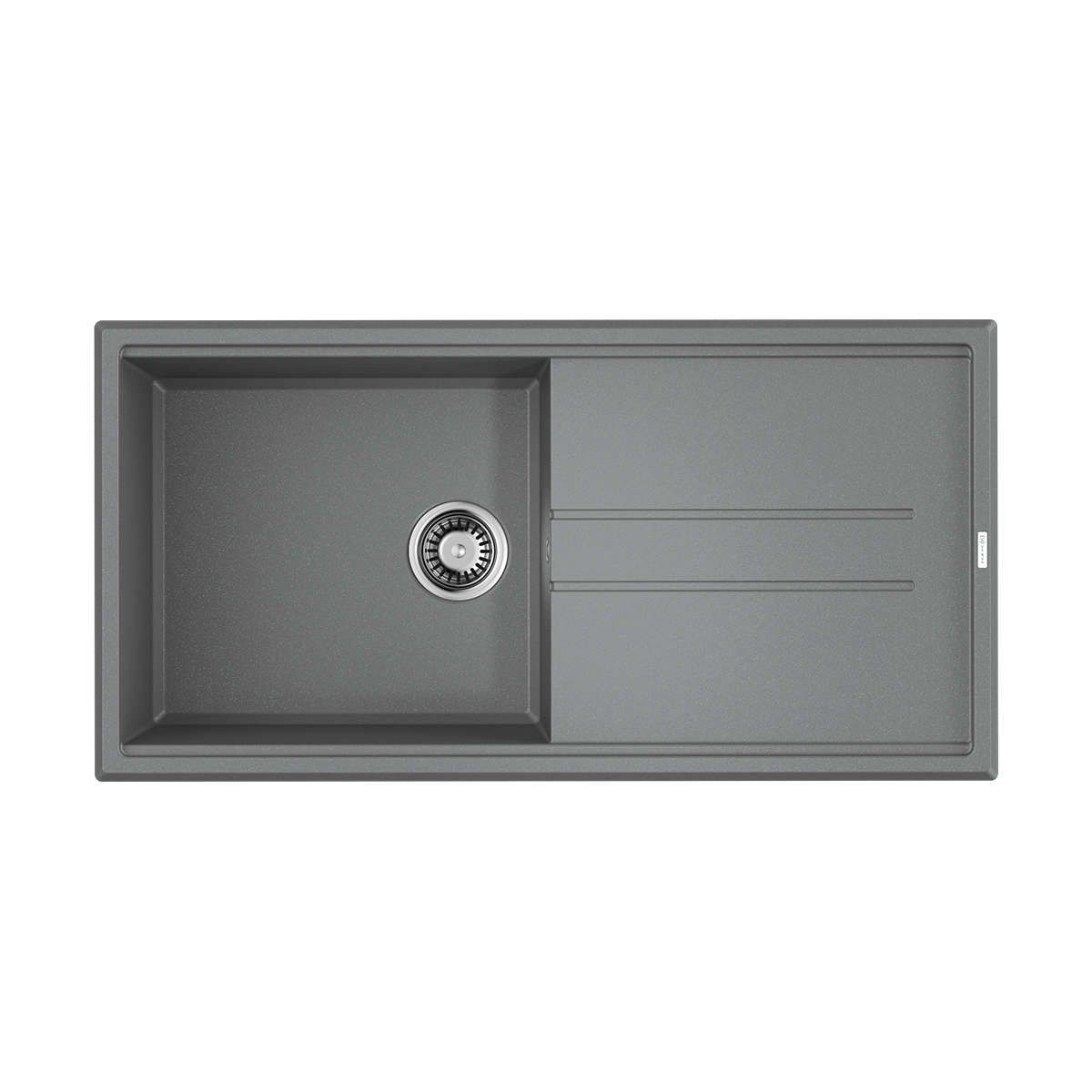кухонная мойка omoikiri tedori 100-gr 4993567 100x51 серый