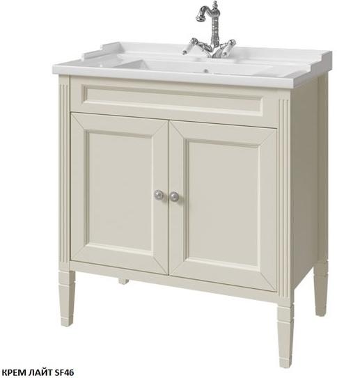 тумба напольная caprigo albion concept 80 34012-sf46 кремовый
