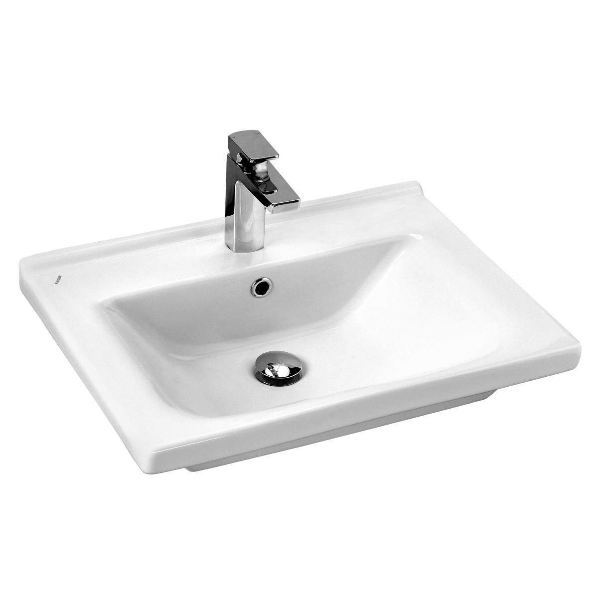 умывальник santek миранда 60 1wh302421 60x43 белый