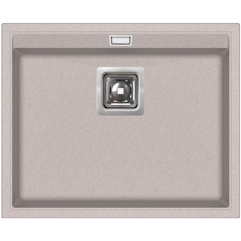 кухонная мойка aquasanita delicia sqd 100 110 aw 55,5x45,5 biege
