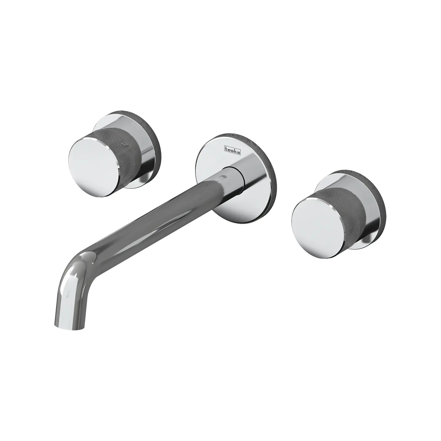 смеситель скрытого монтажа для умывальника teska tria e5216 хром