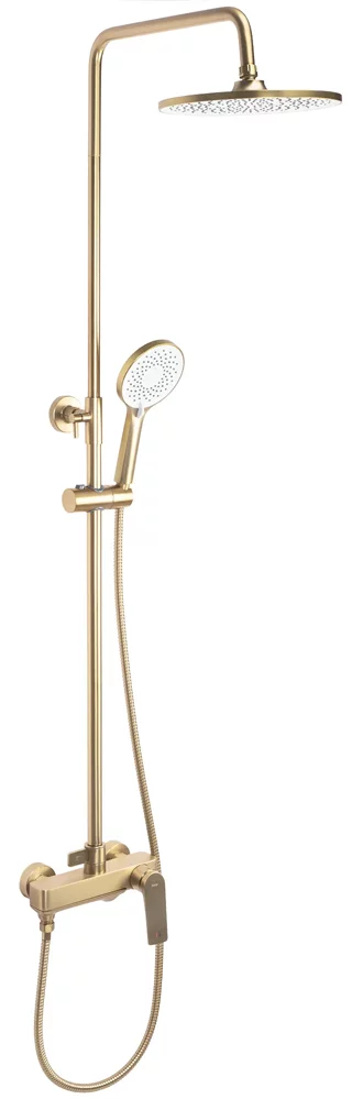 душевая стойка rea avalon gold matt rea-p2400 золото матовое