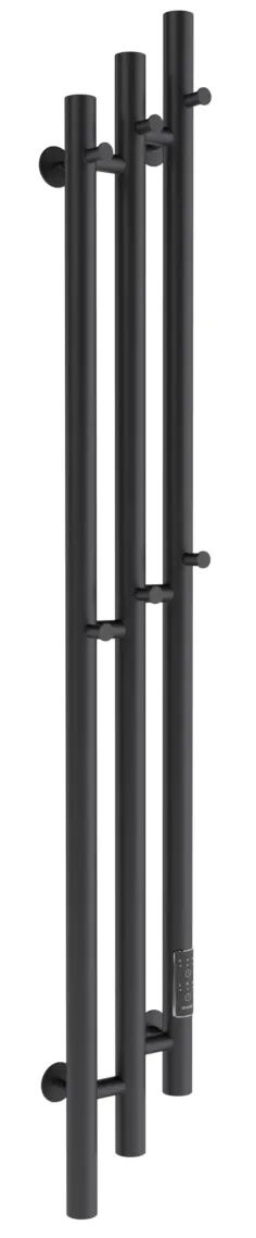 полотенцесушитель электрический маргроид ferrum inaro 3 cascade снш 150x6x12 черный матовый