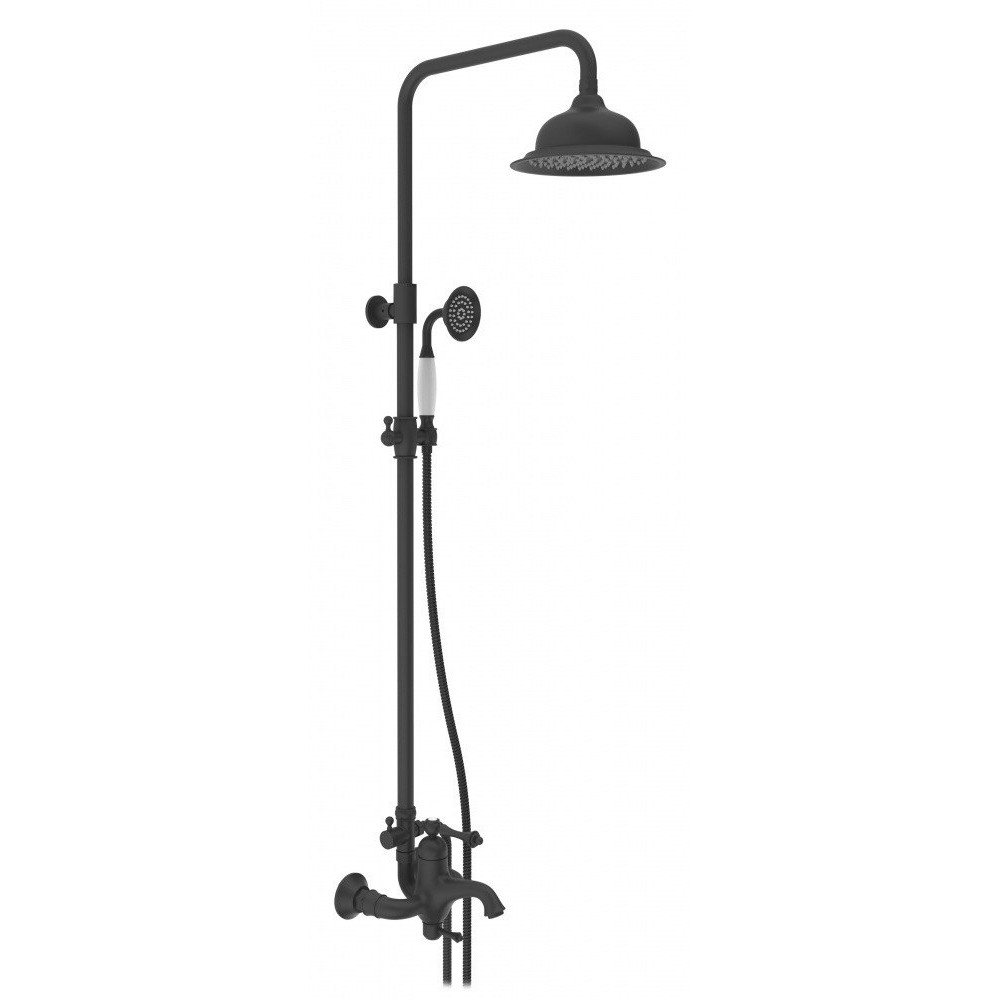 душевая стойка ganzer gz77161-c черный