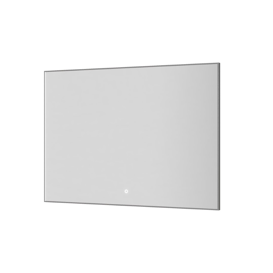 зеркало boheme modern 100x70 с подсветкой, сенсорным выключателем, антизапотеванием, хром