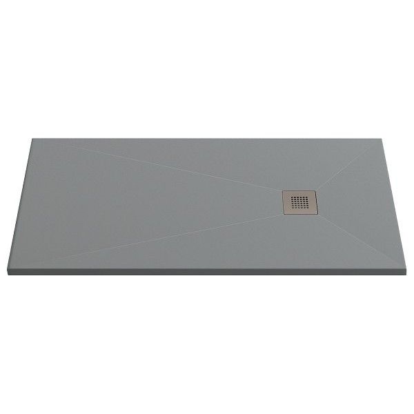 душевой поддон gooddoor essentia 170x70 серый