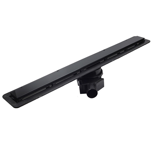 душевой лоток pestan confluo frameless line matte black 300 черный матовый / под плитку