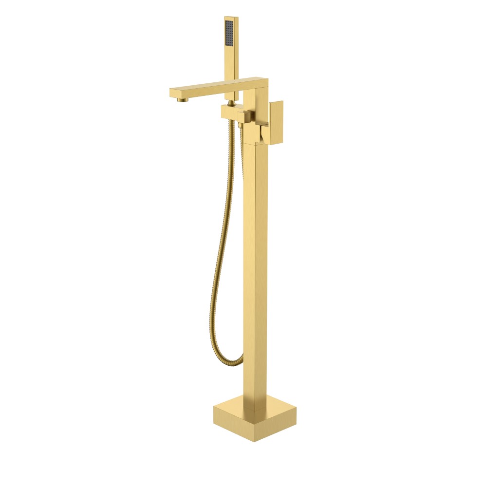 смеситель для ванны boheme qubic matt gold479-mg матовое золото