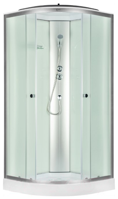 душевая кабина saniteco sn-190w 90x90 белая