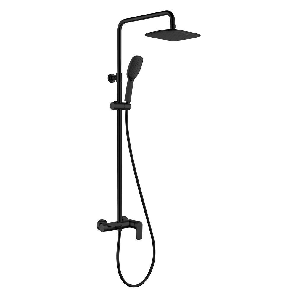 душевая система black&white universe uk8300в черная матовая