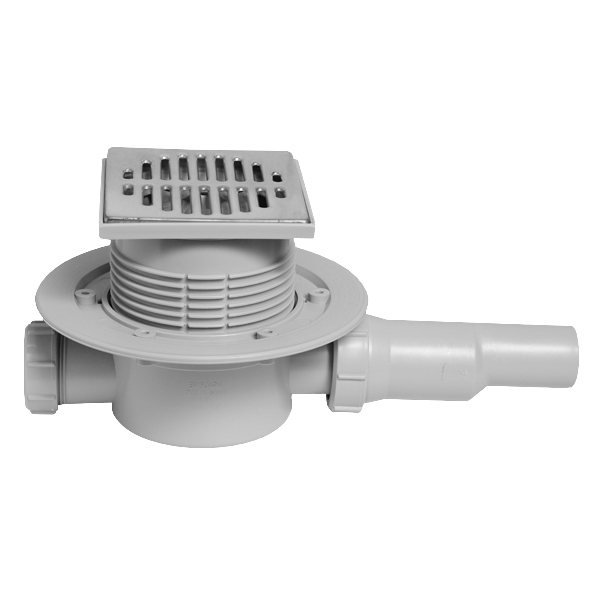 точечный душевой трап mcalpine mrfg3 с решеткой