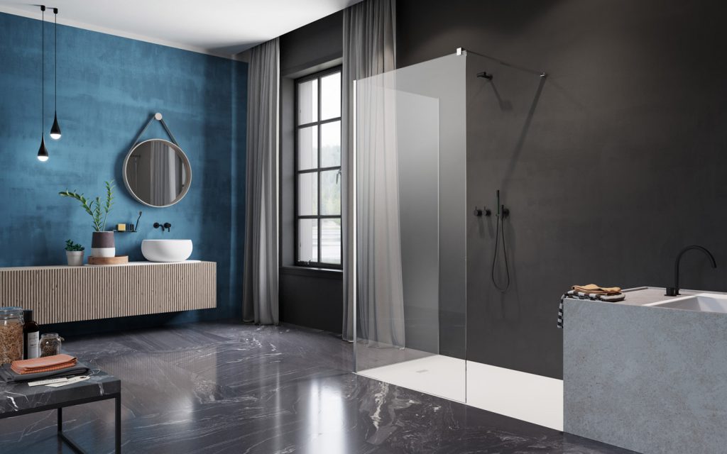Душевой уголок Gutewetter Practic Square GK-433 75x75 (матовый хром/полистирол lines) фото 6 душевой уголок gutewetter practic square gk-433 75x75 (матовый хром/полистирол lines) фото 6