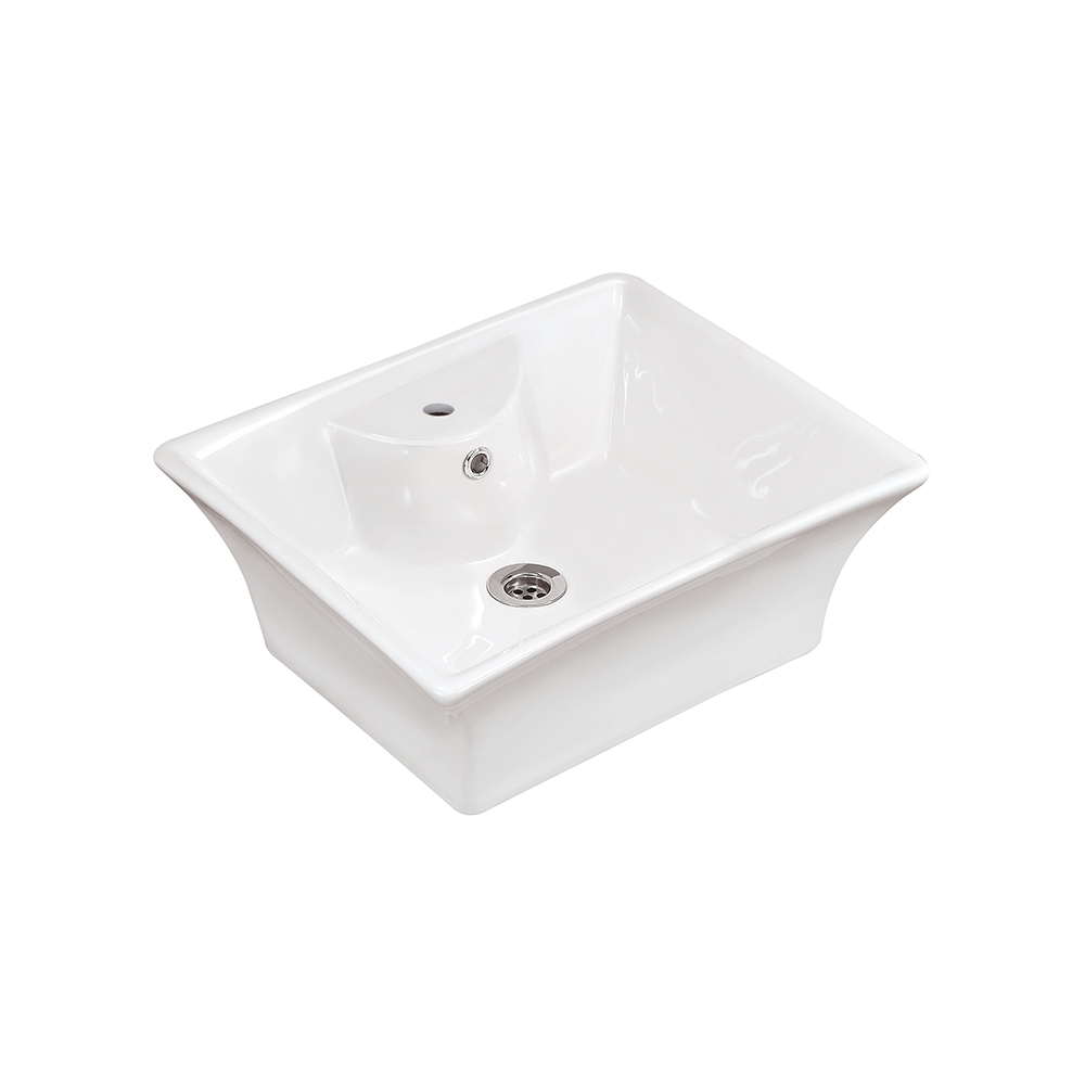 умывальник jaquar fonte fns-wht-40931 50x42 белый