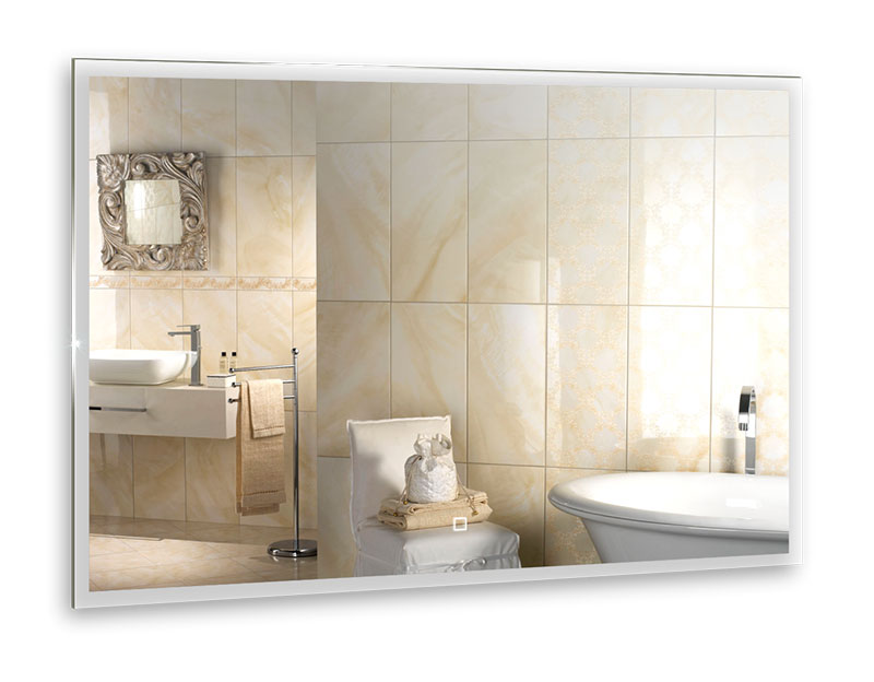 зеркало silver mirrors сантана led 80x60 с сенсорным выключателем