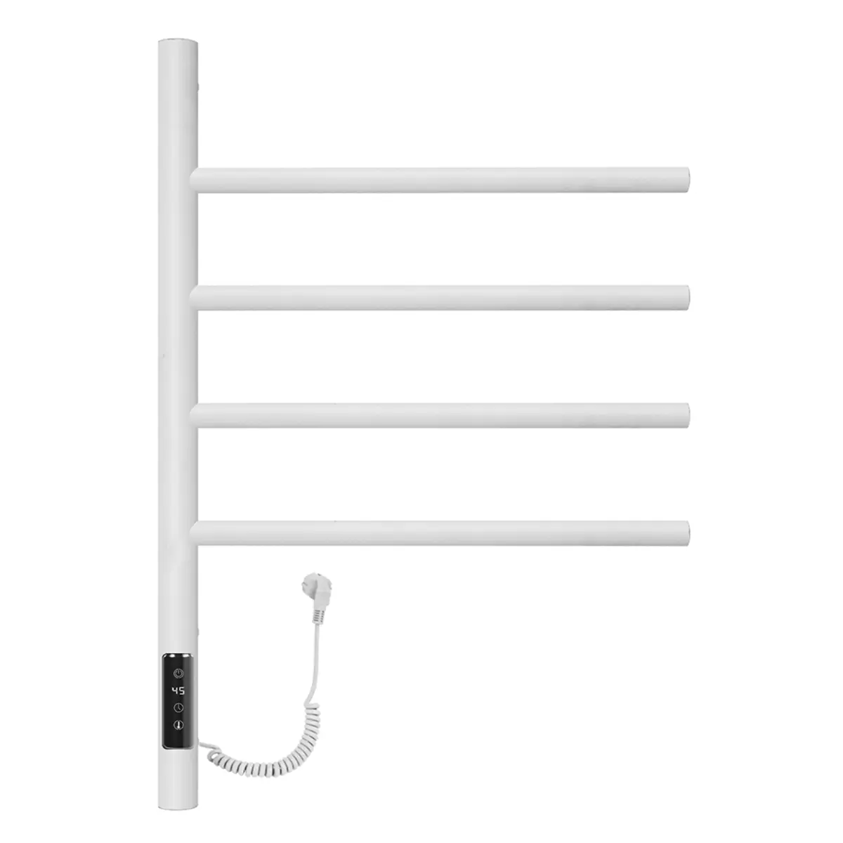 полотенцесушитель электрический gloss&reiter тип е2. модель ti#1 l.43х60.f4 (timer) white
