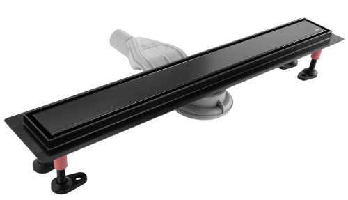душевой лоток rea neox superflow black 700 черный матовый