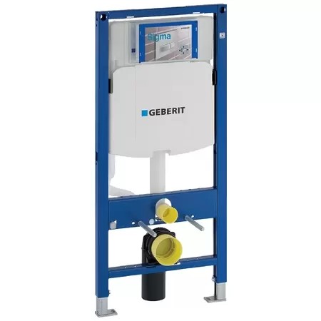 инсталляция для подвесного унитаза geberit  sigma 12 с клавишей смыва burke type 09 белый матовый