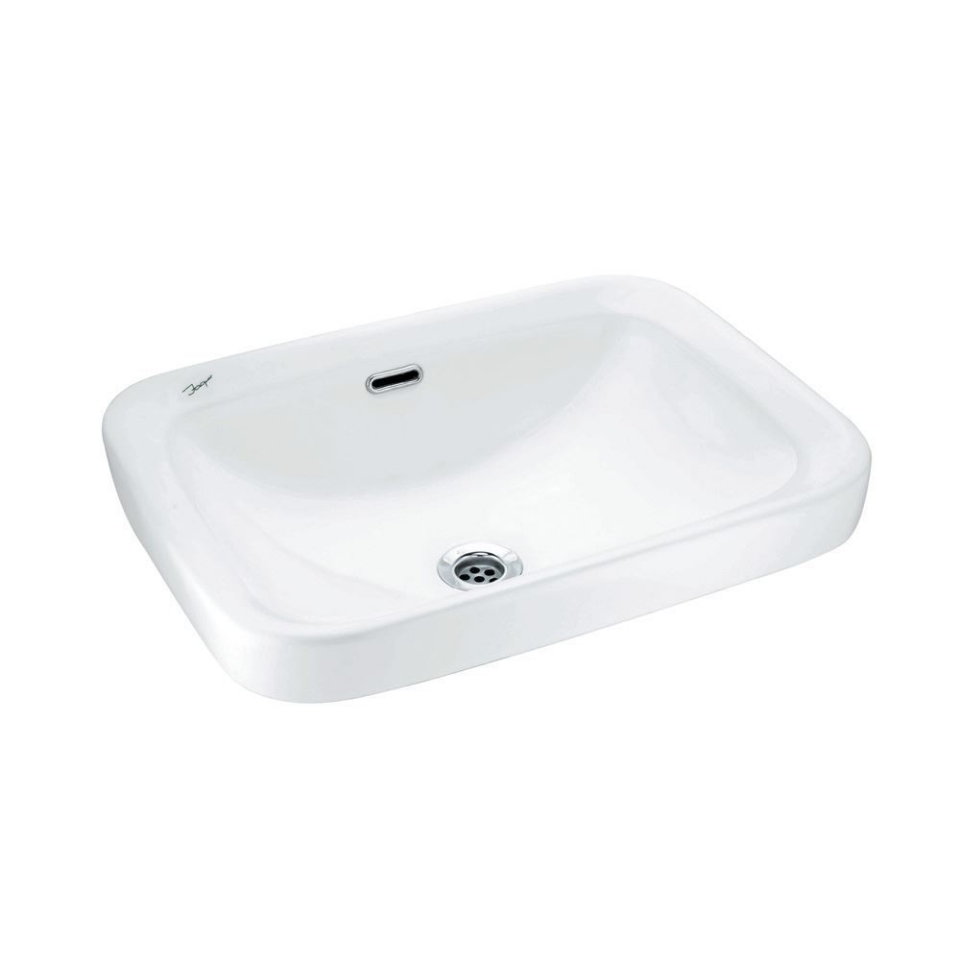 умывальник встраиваемый jaquar florentine fls-wht-5601 57x42 белый
