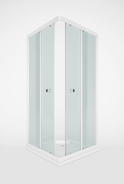 Душевой уголок Gutewetter Practic Rectan GK-404 100x85 (матовый хром/стекло бесцветное) фото 6 душевой уголок gutewetter practic rectan gk-404 100x85 (матовый хром/стекло бесцветное) фото 6
