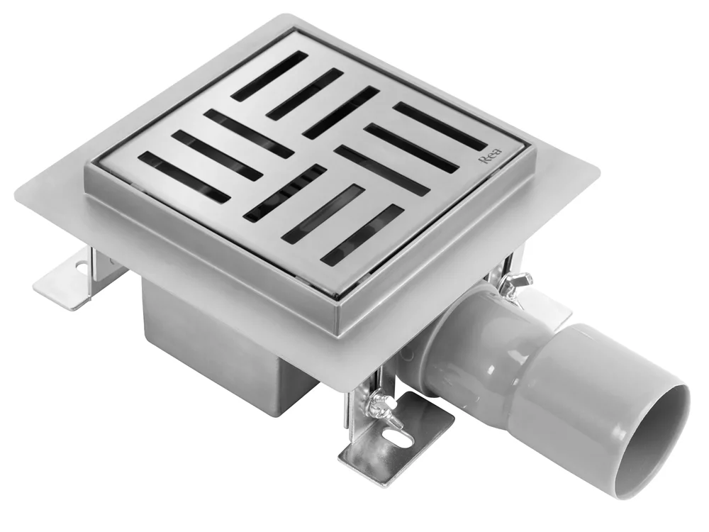 душевой трап rea cross 150x150 nickel matt никель матовый