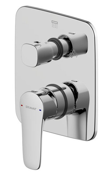смеситель для ванны и душа bravat sourse pb8173218cp-2-eng