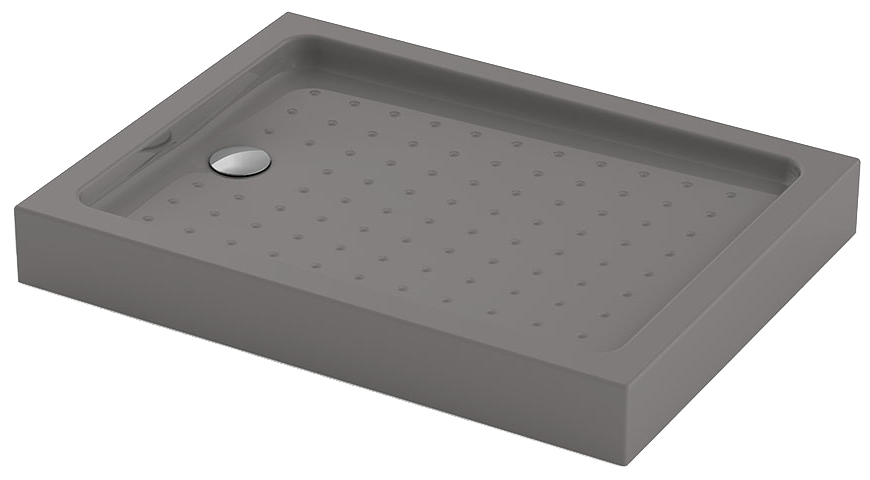 душевой поддон veconi tz54gr 120x90 графит