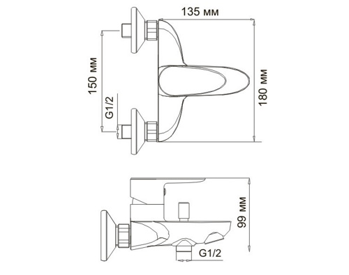 Смеситель для ванны Wasserkraft Isen 2602L фото 3 смеситель для ванны wasserkraft isen 2602l фото 3