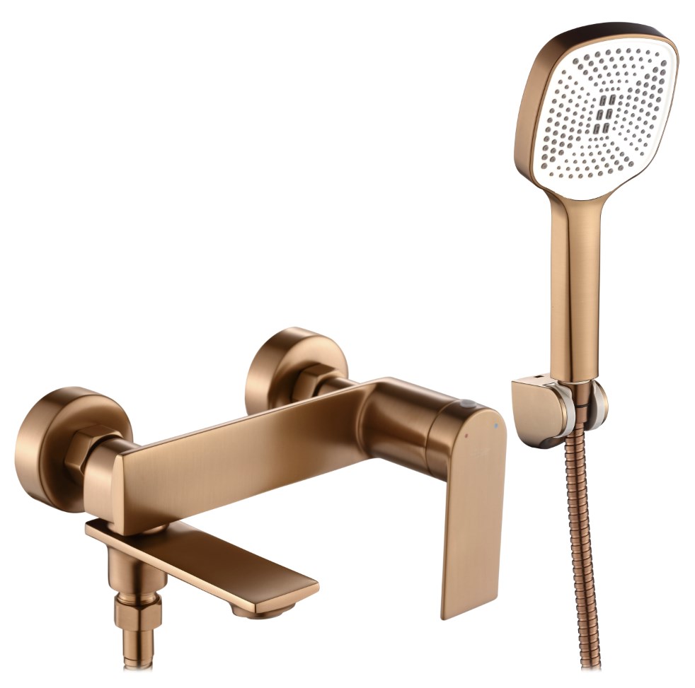 смеситель для ванны rea storm copper brush rea-b3003 медь матовая