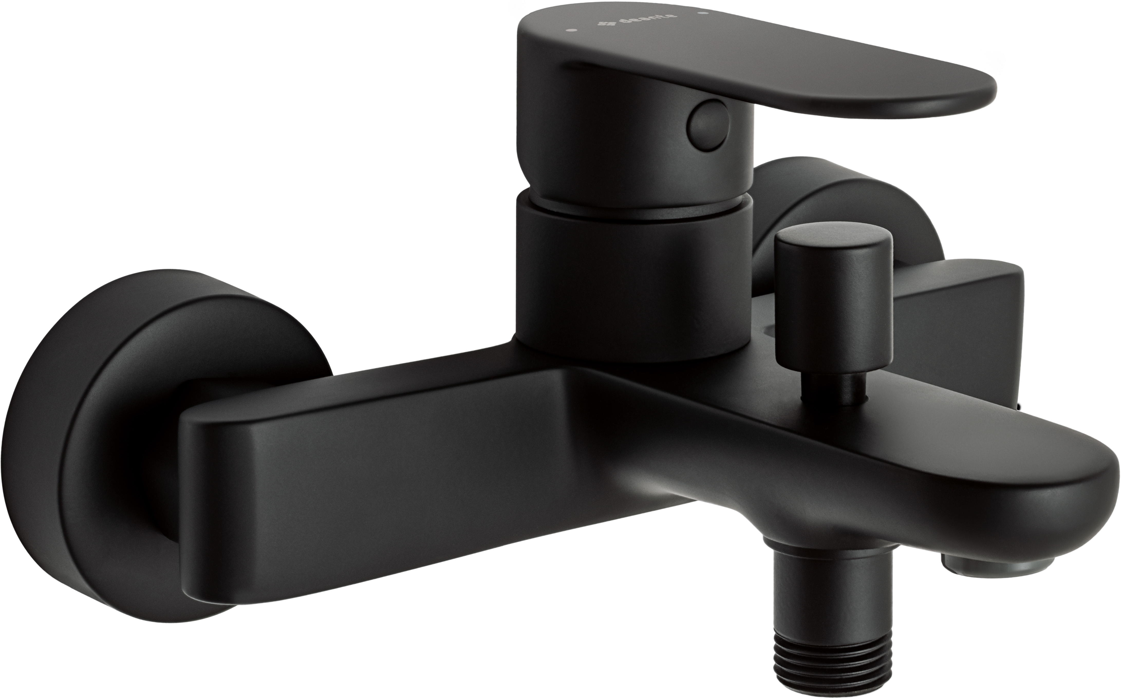 смеситель для ванны deante alpinia nero bga_n10m черный