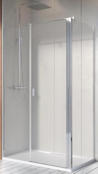 душевой уголок radaway nes kds ii door 110 l+s2 90 110x90 стекло прозрачное