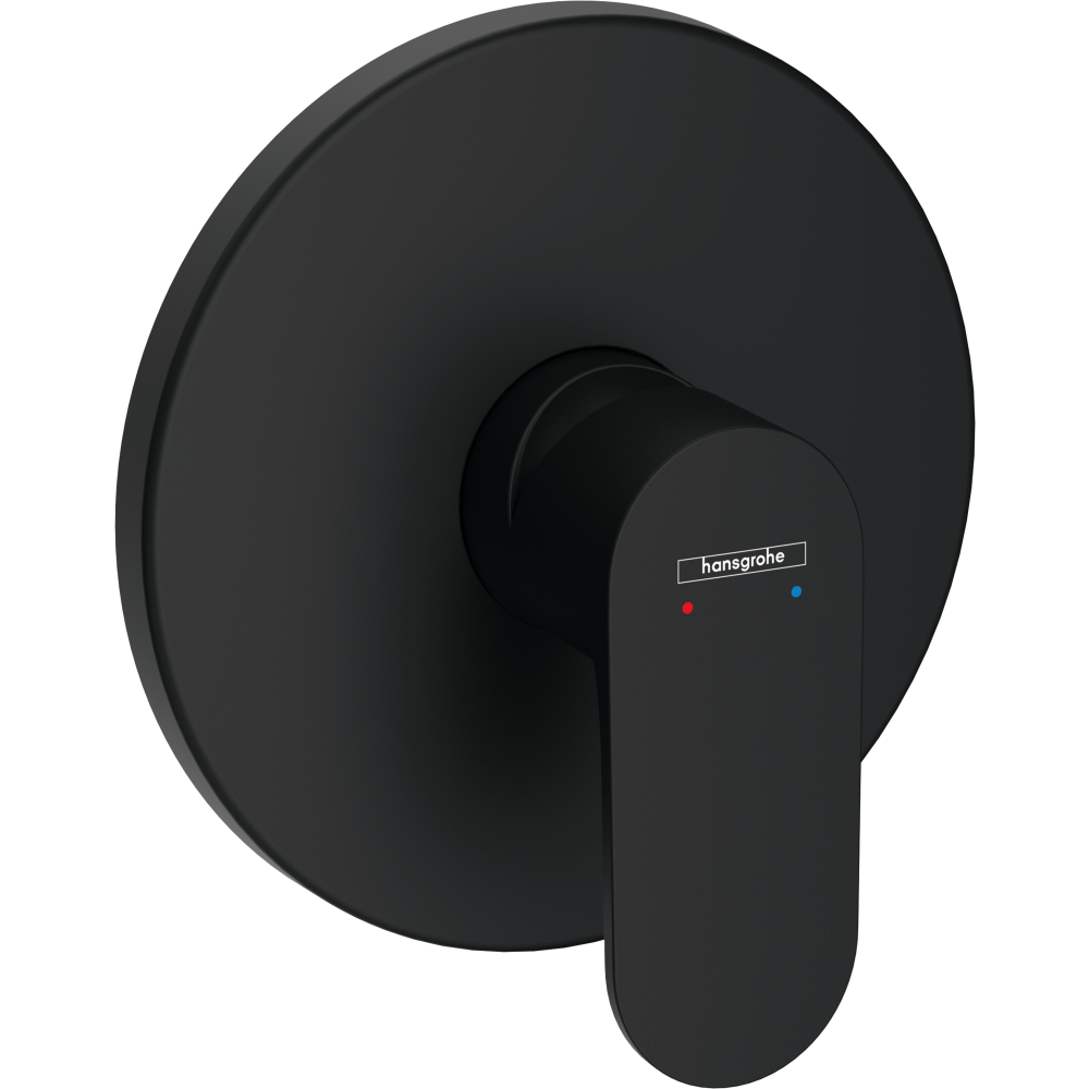 смеситель скрытого монтажа для душа hansgrohe rebris s 72667670 черный матовый