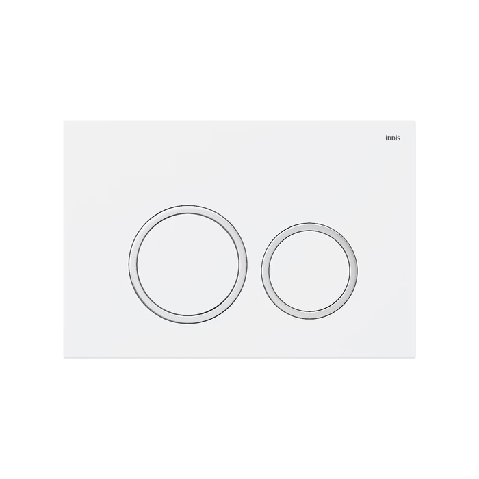 клавиша смыва iddis unifix uni03wci77 белая матовая