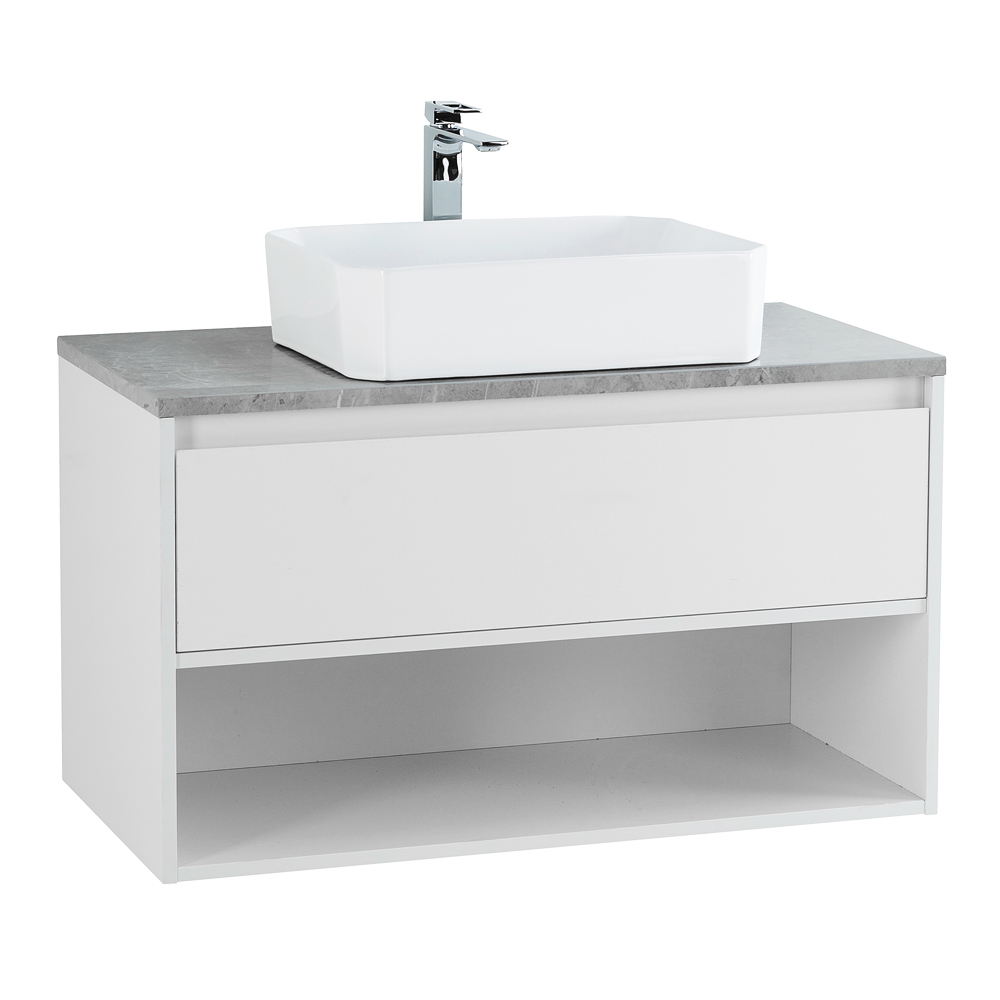 тумба под умывальник belbagno kraft-900-1c-so-bo bianco opaco