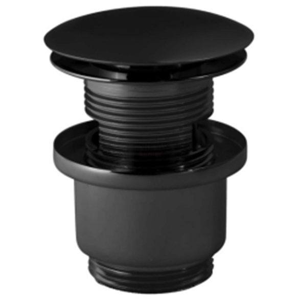 донный клапан paffoni light zsca050no click-clack (черный матовый)