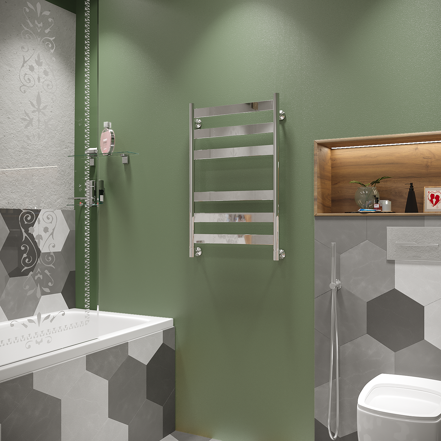 полотенцесушитель водяной stinox napoli 50x80